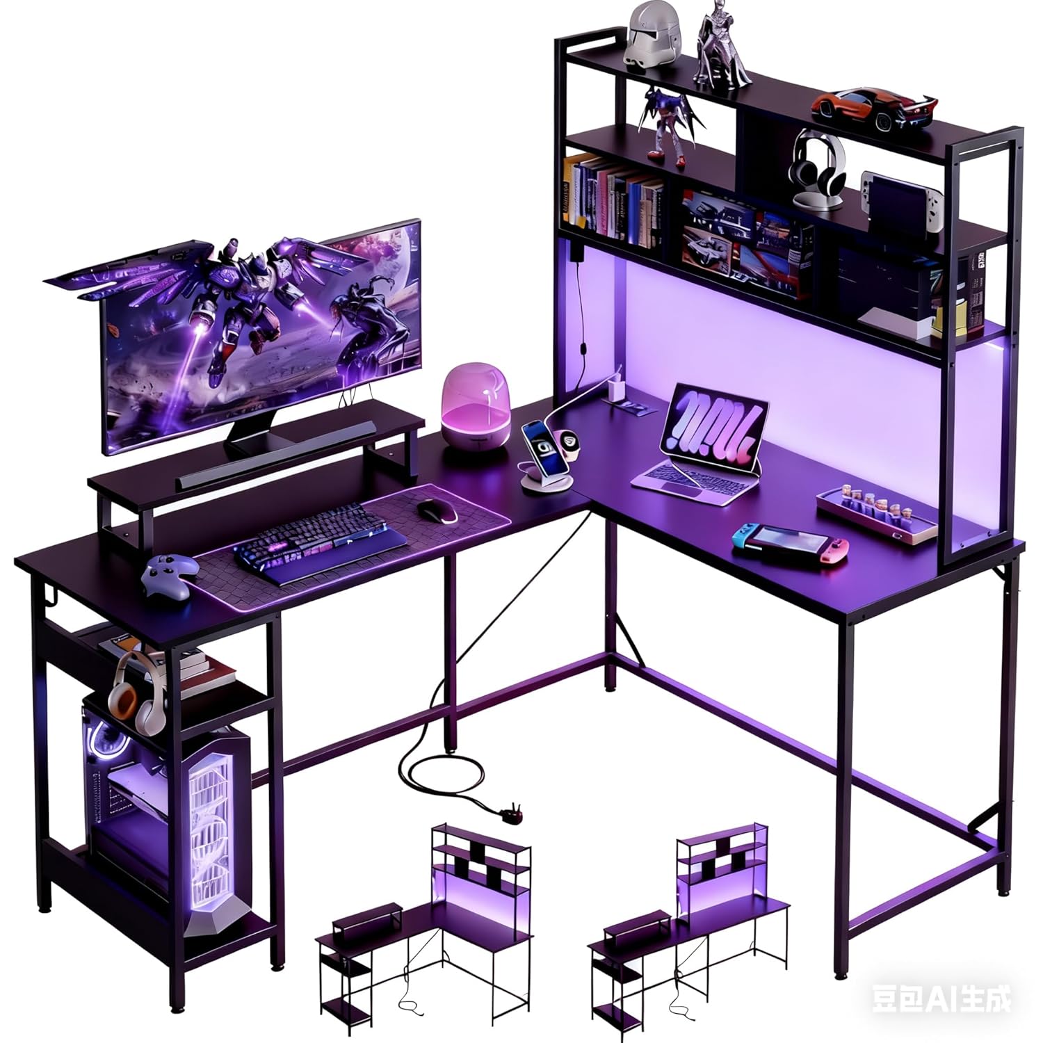 Pc Zotac Gaming - Bureau de jeu en forme de