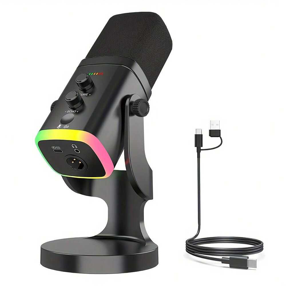 Pc Gaming Youtube - Microphone dynamique XLR/USB pour le streaming
