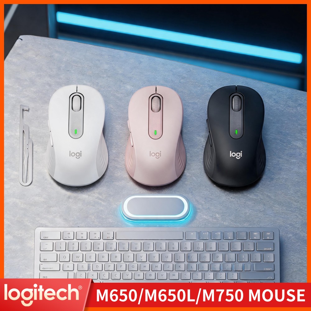 Pc Gaming Logitech - Souris sans fil ergonomique Logitech M650,