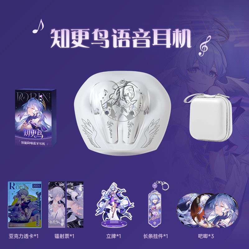 Gaming Headset - Écouteurs Bluetooth Robin Honkai：Star Rail Game,