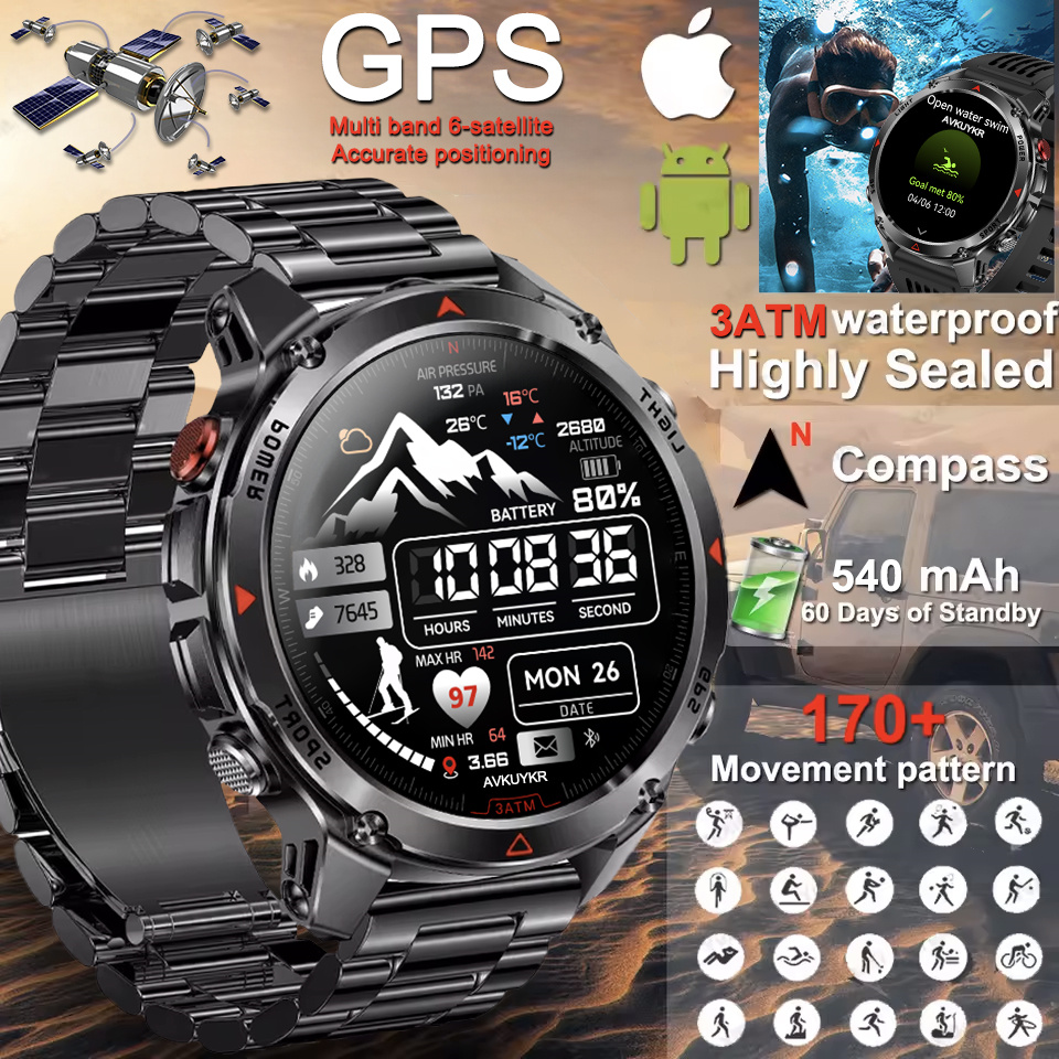 High Refresh Monitor - Adventure GPS SmartWatch intégré Multi bande