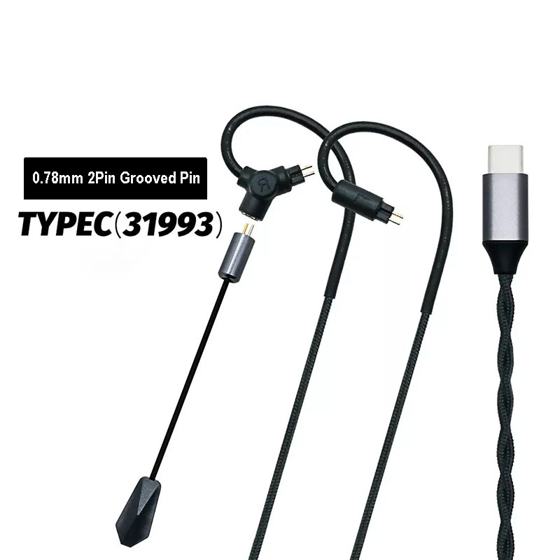 Gaming Headset - Câble d'écouteurs gaming 0.78 QDC MMCX