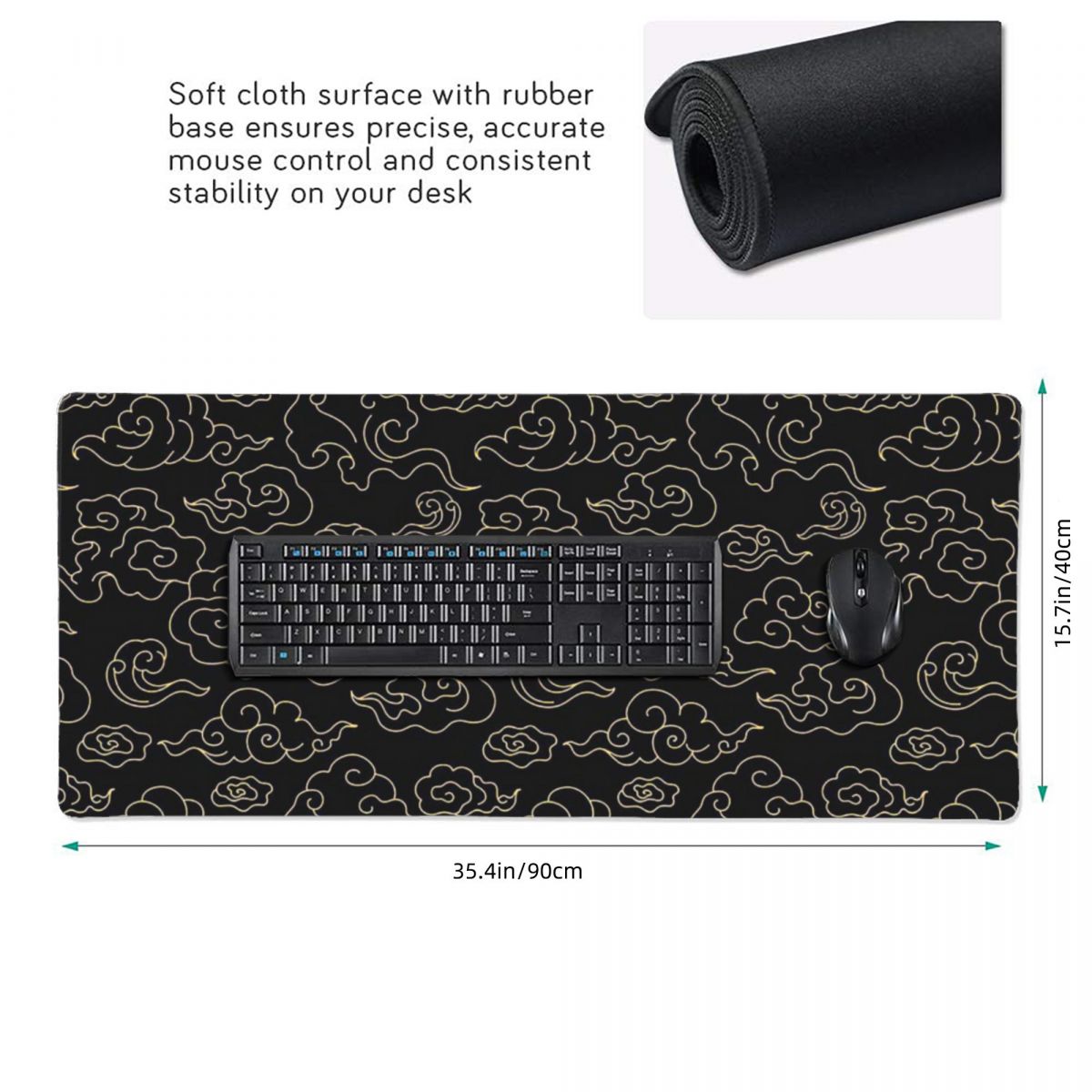 Grand tapis de souris à motif  - Pc Gaming Cloud avis et prix
