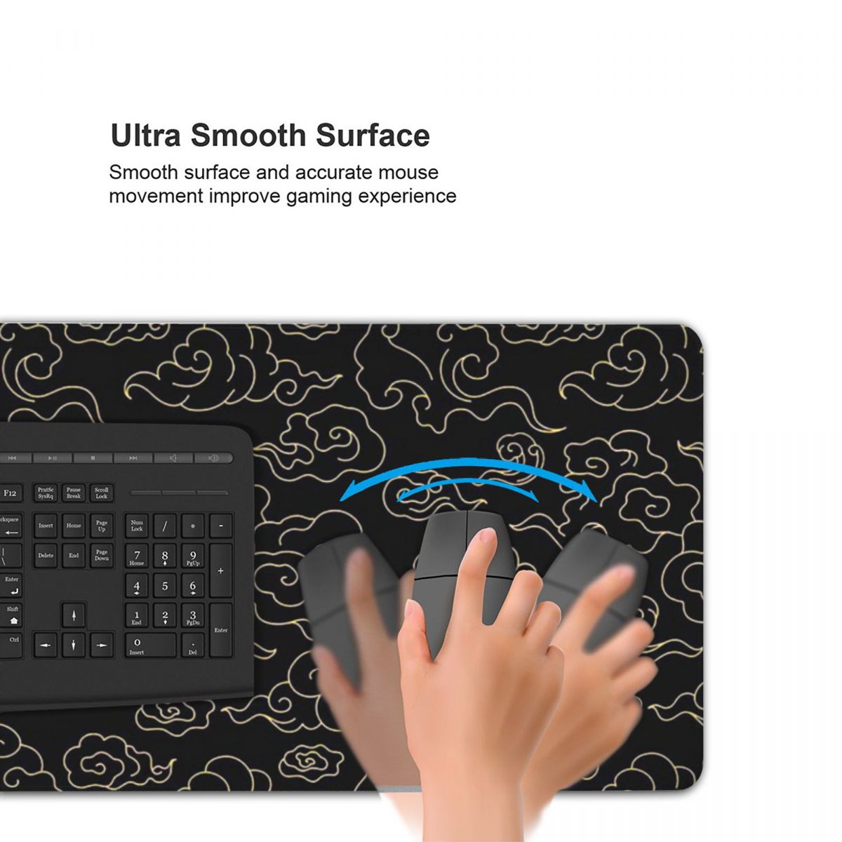 Grand tapis de souris à motif  - Pc Gaming Cloud avis et prix