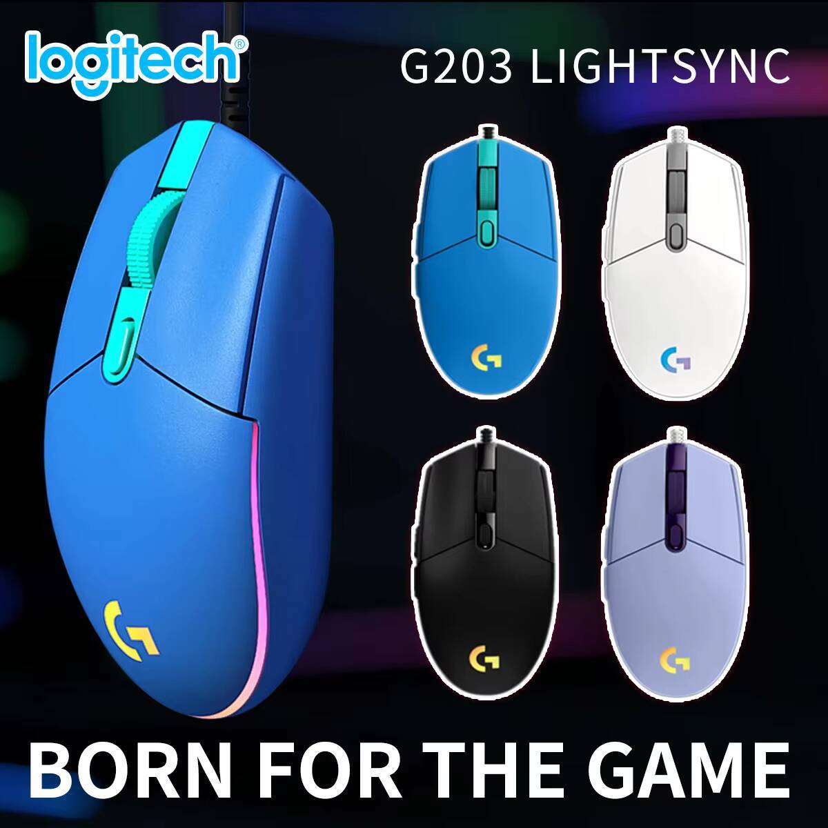 Souris de jeu Logitech G203 LI - Pc Gaming Logitech avis et prix