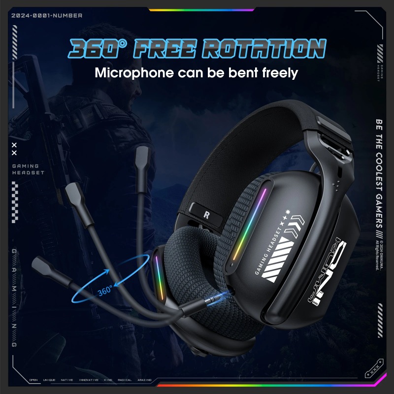 ONIKUMA GT808 – casque de jeu  - Pc Gaming Earbuds avis et prix