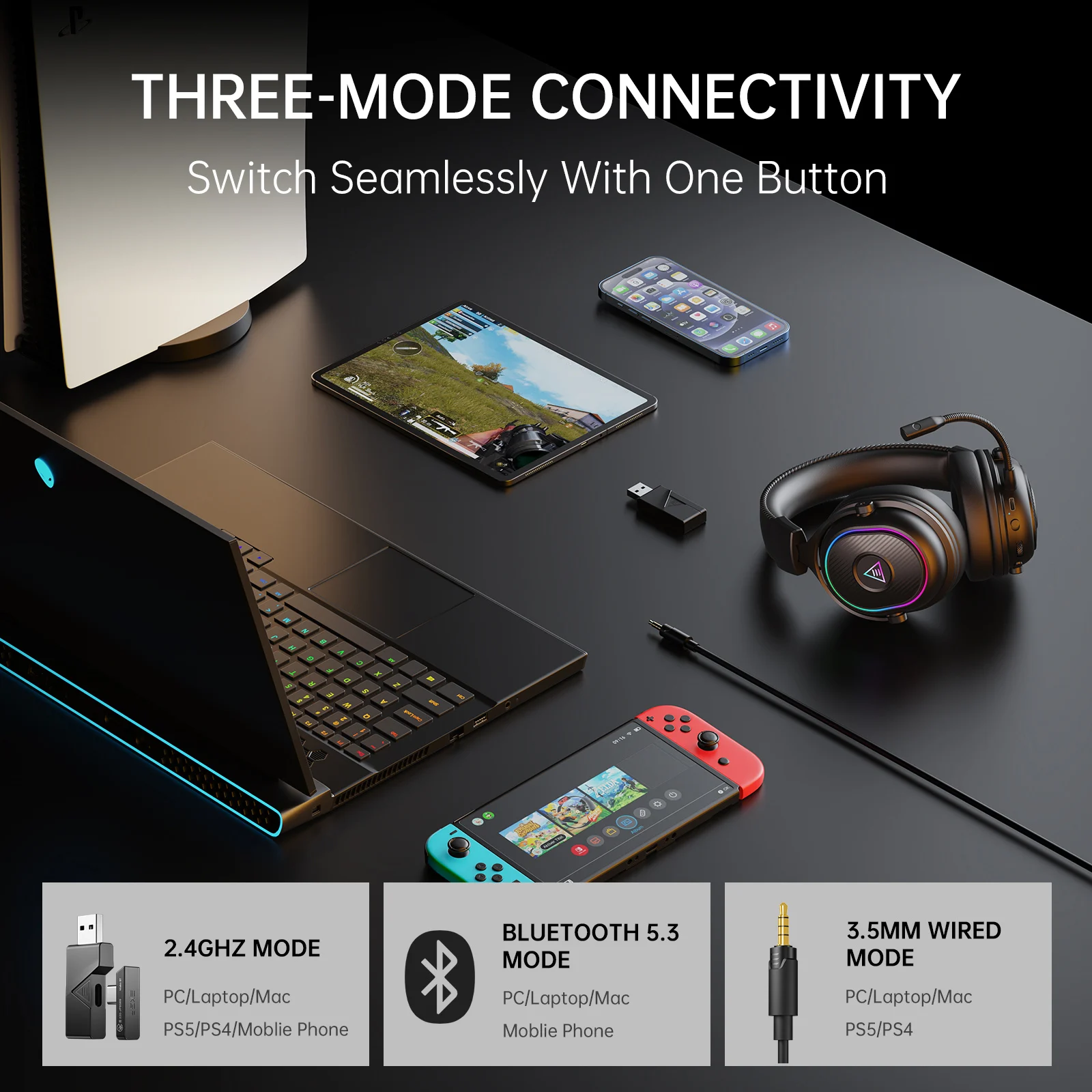 Oneodio EKSA MaKo BT casque de - Pc Gaming Earbuds avis et prix