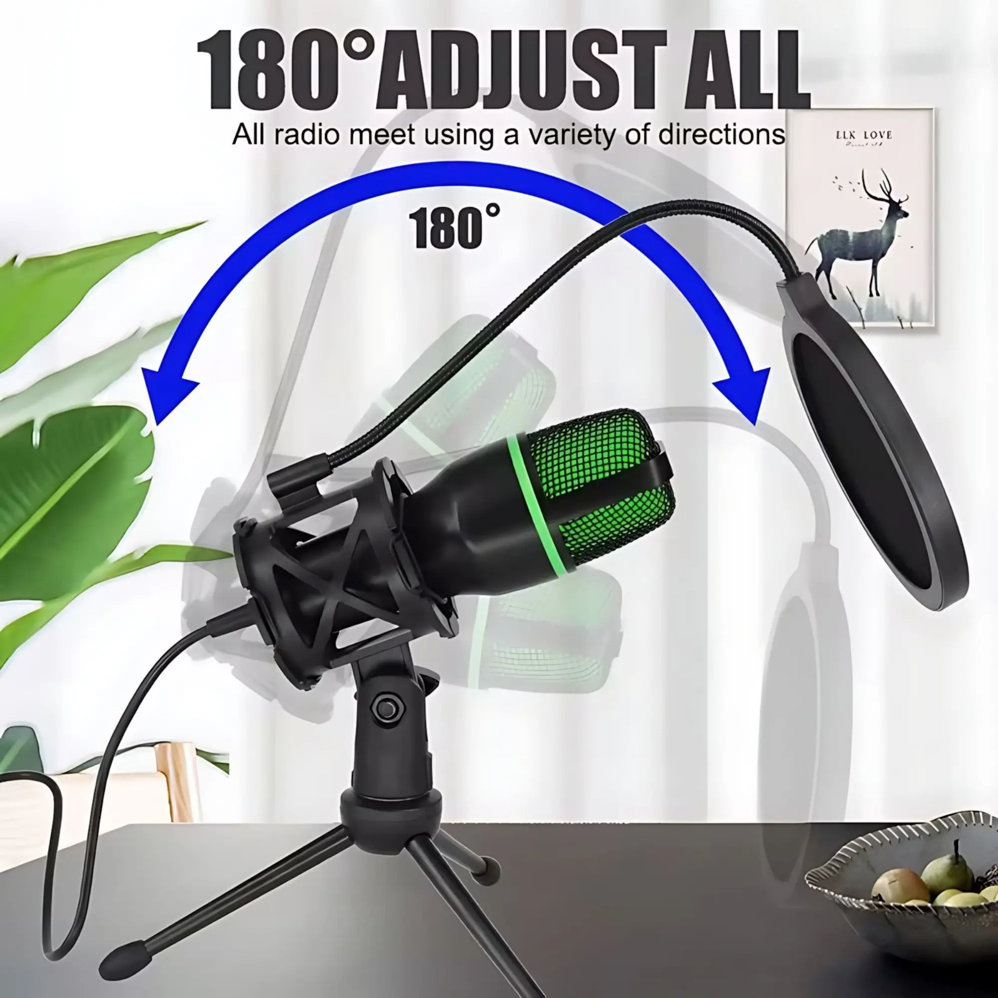 Kit de microphone à condensate - Pc Gaming Youtube avis et prix