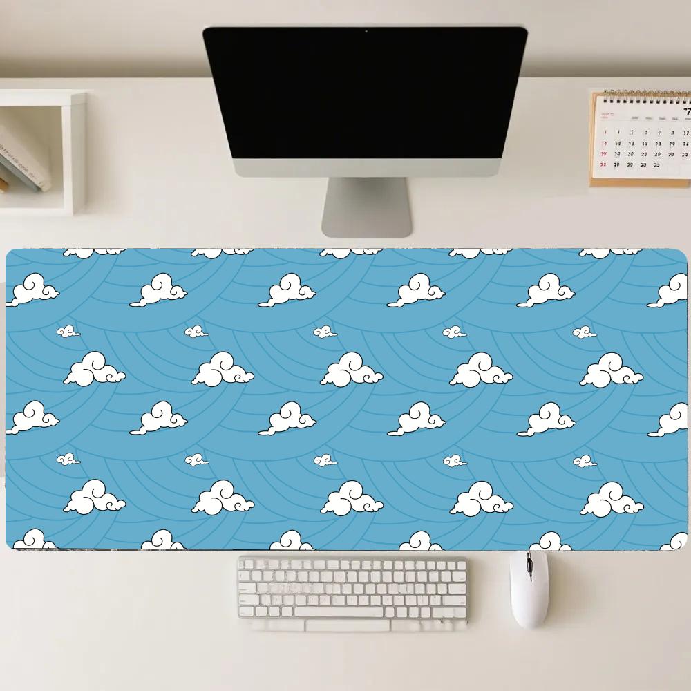 Tapis de jeu avec vagues bleue - Pc Gaming Cloud avis et prix