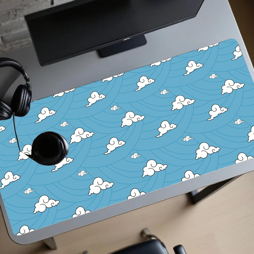 Tapis de jeu avec vagues bleue - Pc Gaming Cloud avis et prix