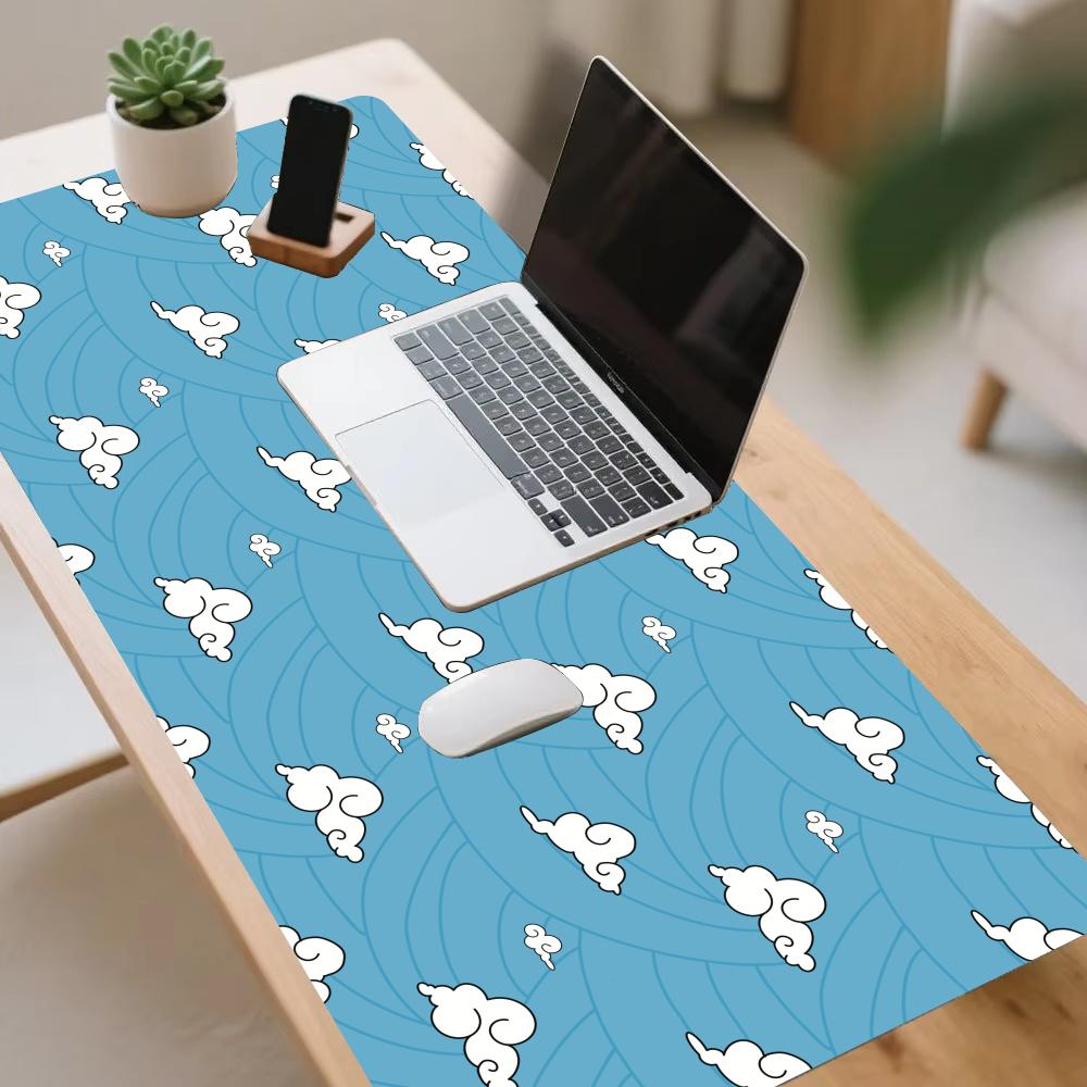 Tapis de jeu avec vagues bleue - Pc Gaming Cloud avis et prix