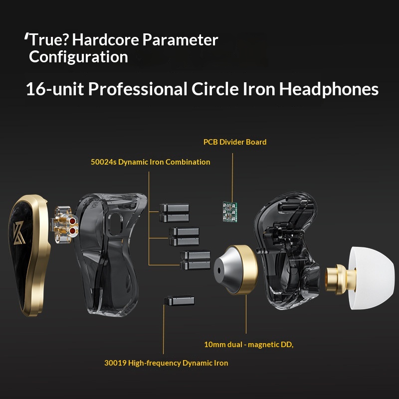 Écouteurs filaires en métal KZ - Pc Gaming Earbuds avis et prix