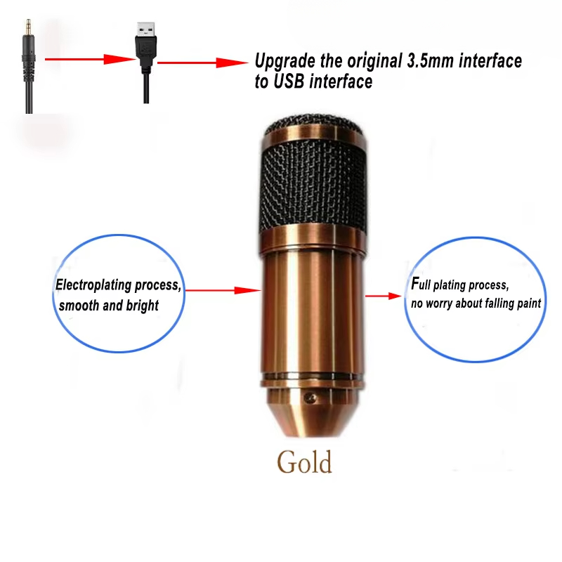 Microphone à condensateur USB  - Pc Gaming Youtube avis et prix