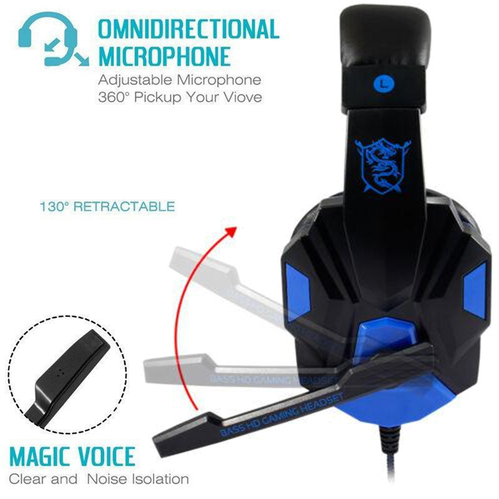 Casque de jeu filaire 3,5 mm a - Pc Gaming Earbuds avis et prix